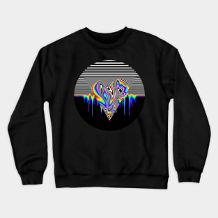 Rainbow Deconstruct Crewneck Sweatshirt